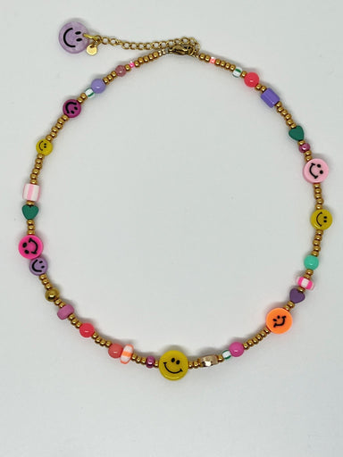 Bymelo Bymelo Necklace - Smiley - Pearls & Swines