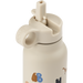 Liewood Liewood Falk Water Bottle 350 ml - Alphabet/Sandy - Pearls & Swines