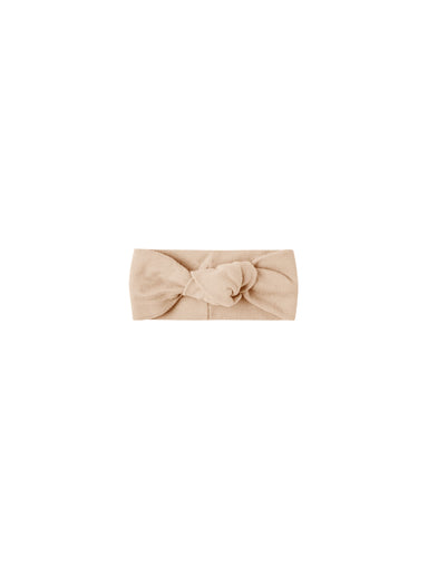 Quincy Mae Quincy Mae Knotted Headband - Shell - Pearls & Swines