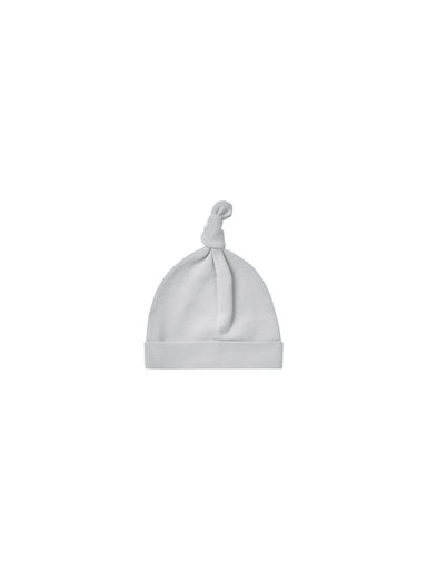 Quincy Mae Quincy Mae Knotted Baby Hat - Cloud - Pearls & Swines
