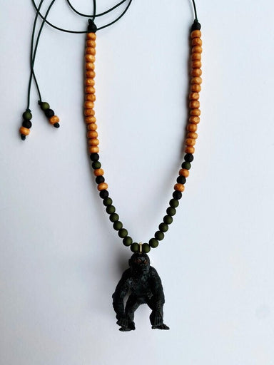 Bymelo Bymelo Animal Necklace - Gorilla Gin - Pearls & Swines