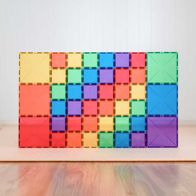 Connetix Tiles Connetix Tiles Rainbow Square Pack 42 pc - Pearls & Swines
