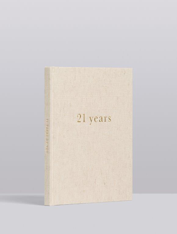 Write to me Write To Me 21 Years Journal - 21 Years Of You - Pearls & Swines