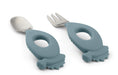 Liewood Liewood Stanley Baby Cutlery Set - Dino/Whale Blue - Pearls & Swines