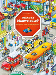 Pearls and Swines Waar is de blauwe auto? - Kijk- en zoek boek - Kartonboek - Pearls & Swines