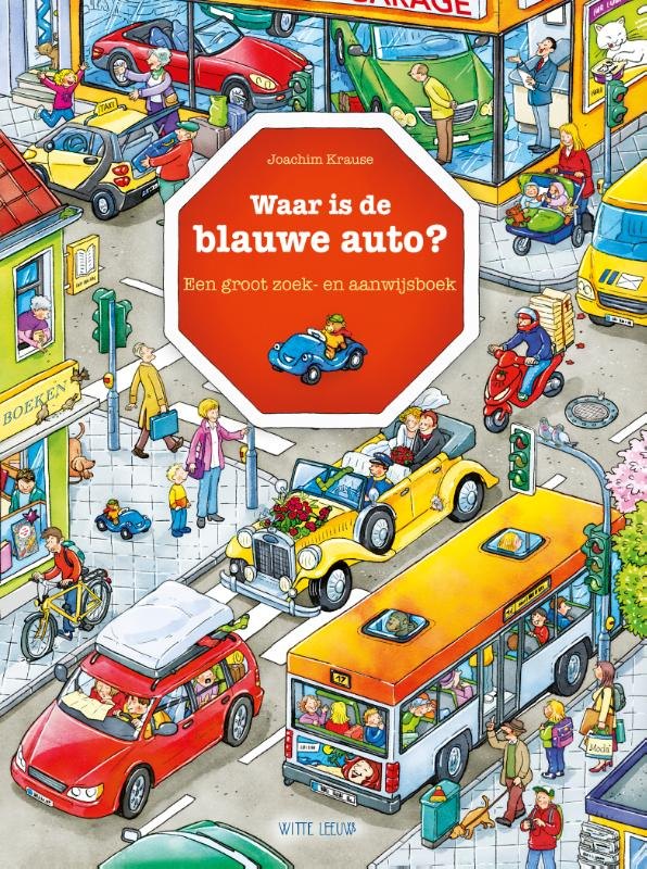 Pearls and Swines Waar is de blauwe auto? - Kijk- en zoek boek - Kartonboek - Pearls & Swines