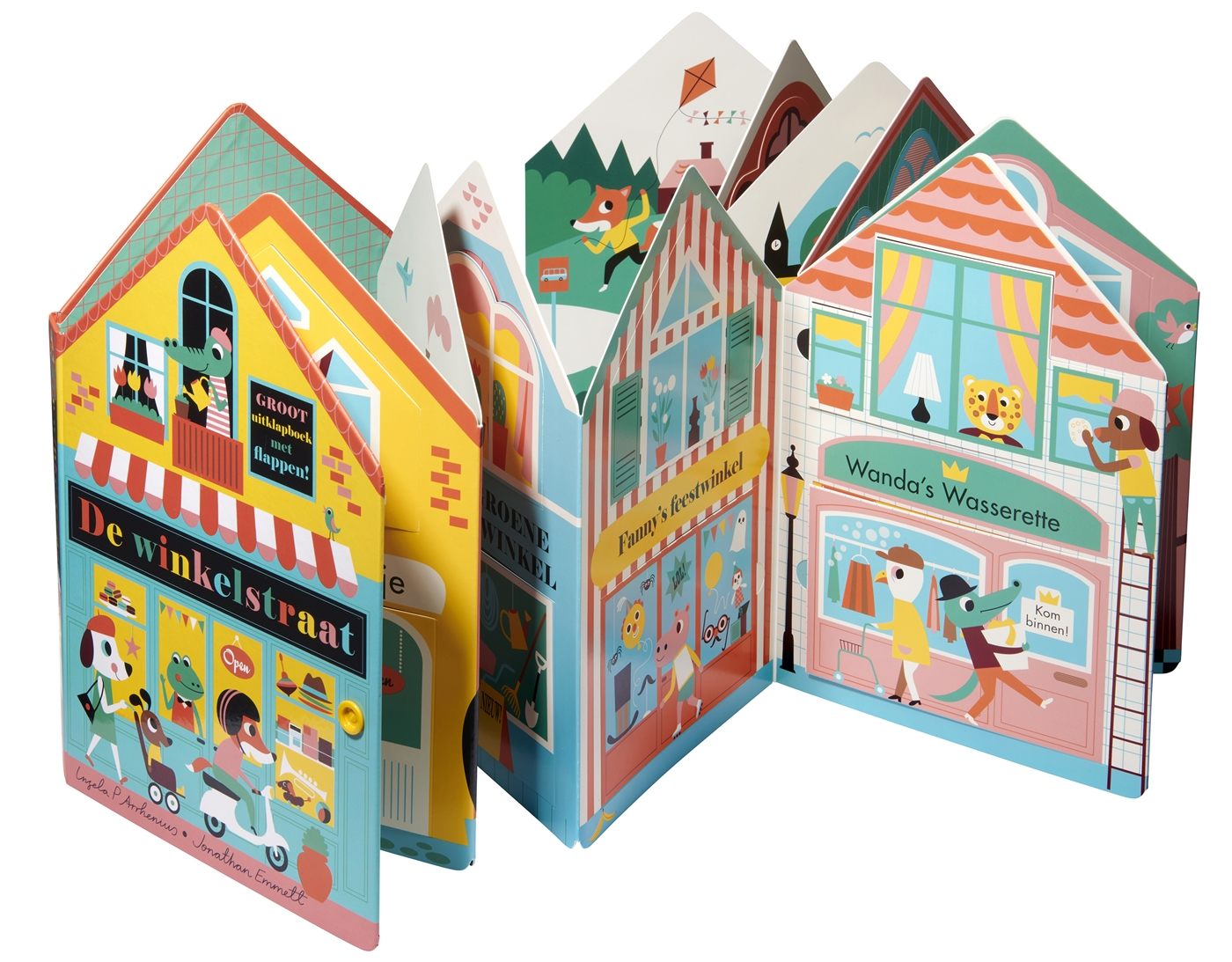 Pearls & Swines De winkelstraat - Flapjesboek - Pearls & Swines