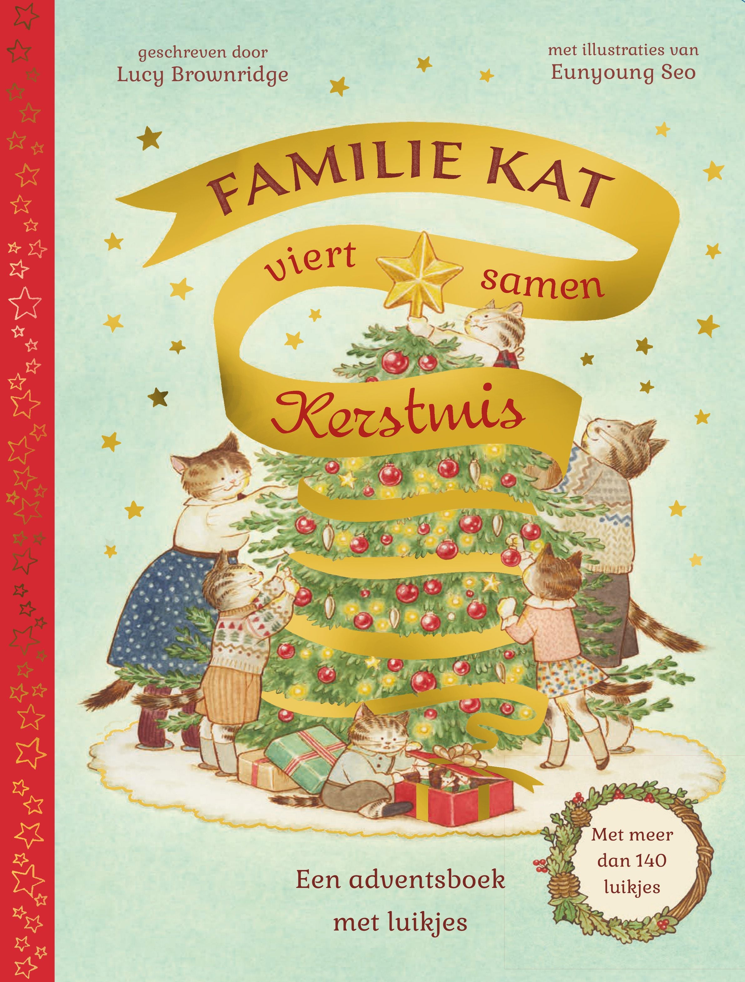Familie Kat - Viert samen Kerstmis - Kartonboek
