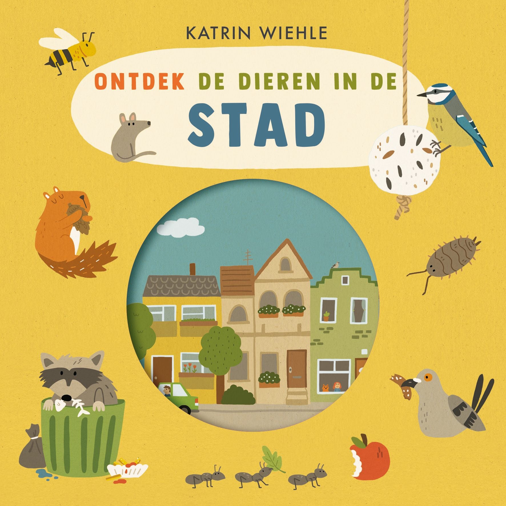 Pearls and Swines Ontdek de dieren in de stad - Kartonboek - Pearls & Swines