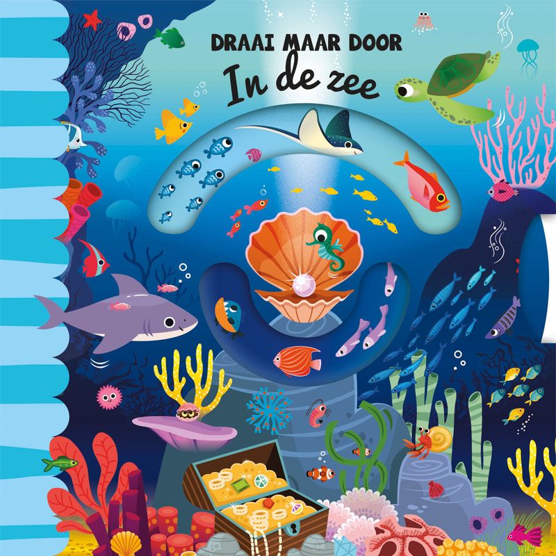 Pearls and Swines Draai maar door - In de zee - Kartonboek - Pearls & Swines