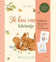 Pearls & Swines Ik hou van je, kleintje - Bijzondere momenten - Kartonboek - Pearls & Swines