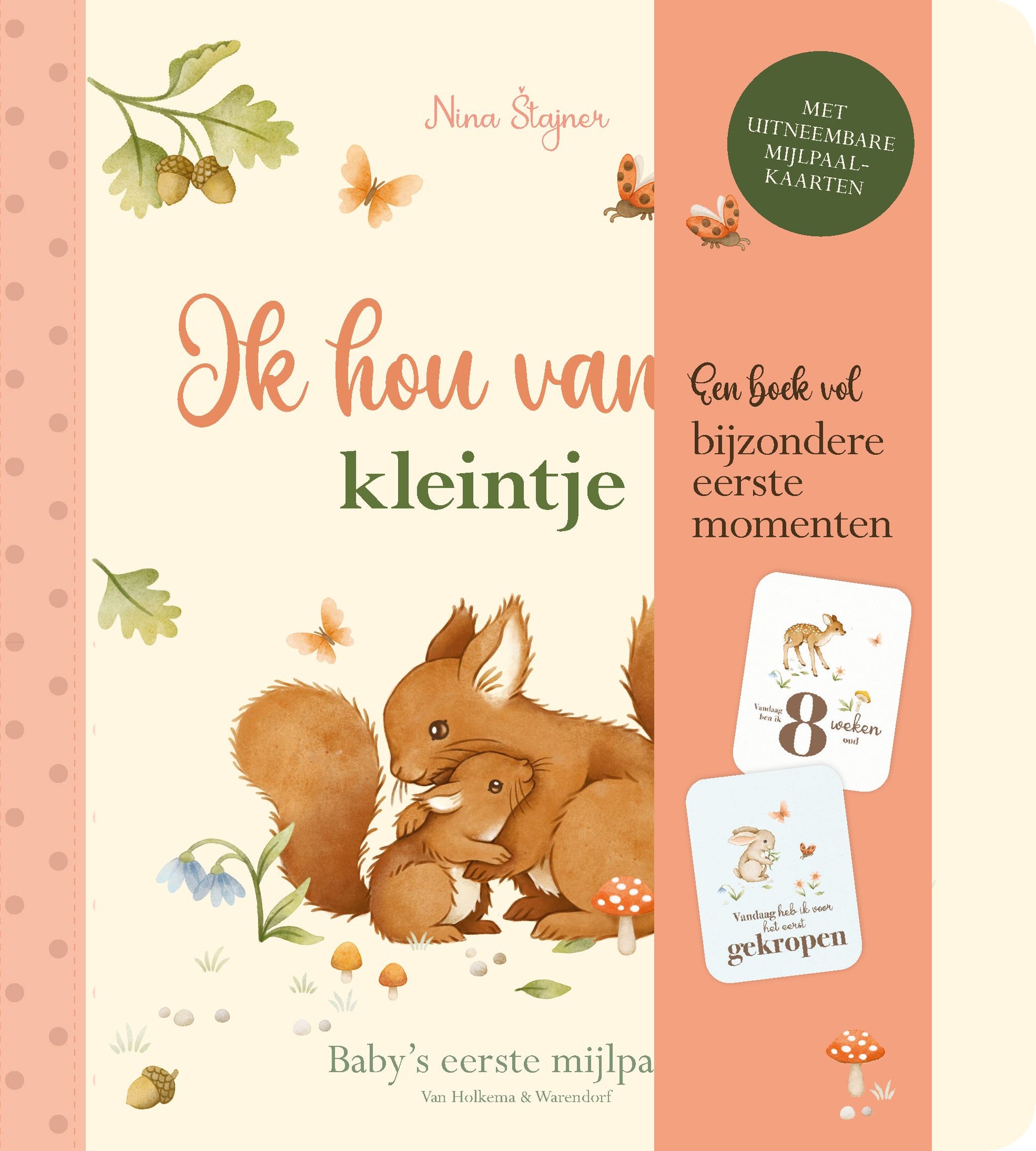 Pearls & Swines Ik hou van je, kleintje - Bijzondere momenten - Kartonboek - Pearls & Swines