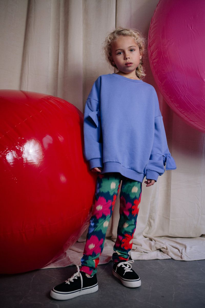 Daily Brat Daily Brat - Cherry Twist Sweater - Pansi Paradise - Pearls & Swines