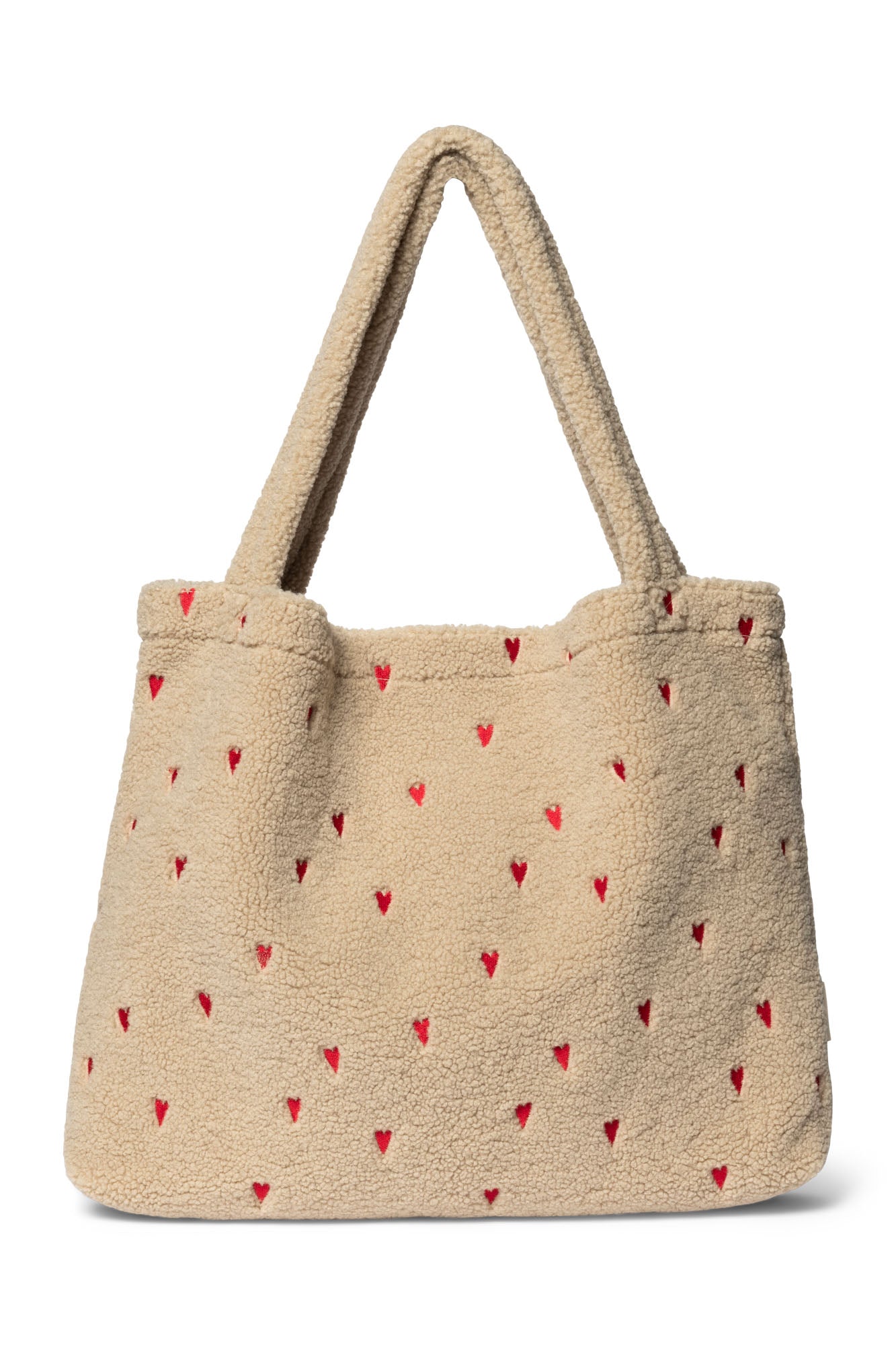 Pearls & Swines Studio Noos - Teddy Mom bag - Ecru Hearts - Pearls & Swines