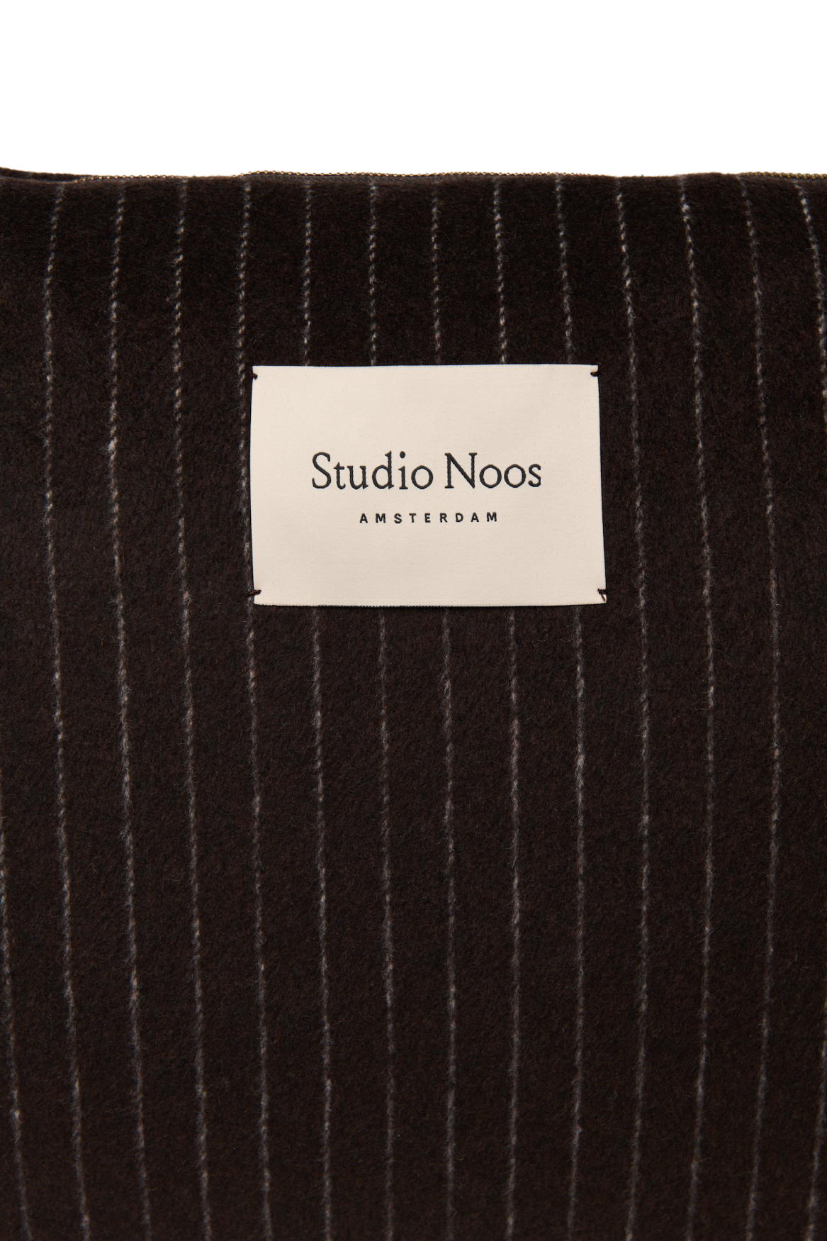 Pearls and Swines Studio Noos - Flannel Diaperbag - Dark Blue Chalkstripe - Pearls & Swines