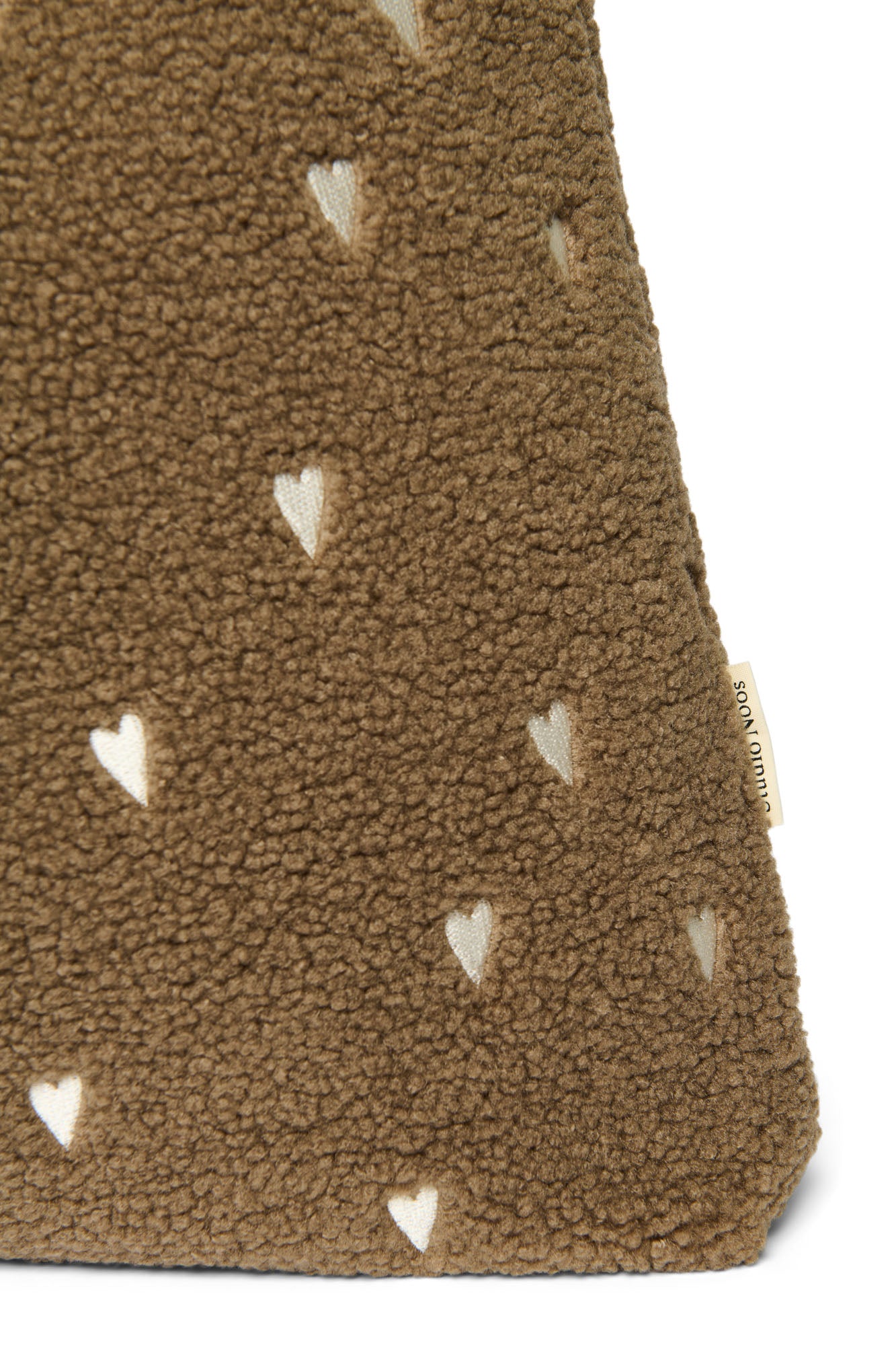 Pearls & Swines Studio Noos - Teddy Mom bag - Brown Hearts - Pearls & Swines