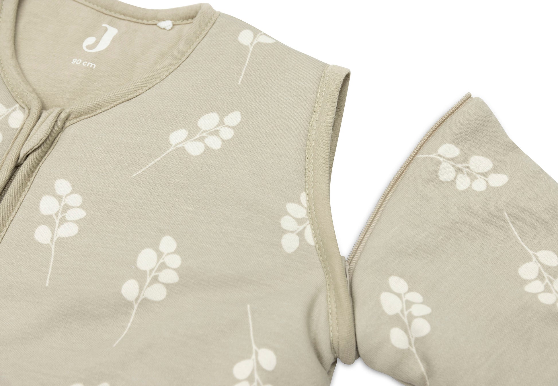 Jollein Jollein - Baby Sleeping Bag with Removable Sleeves - Twig Olive Green - Pearls & Swines