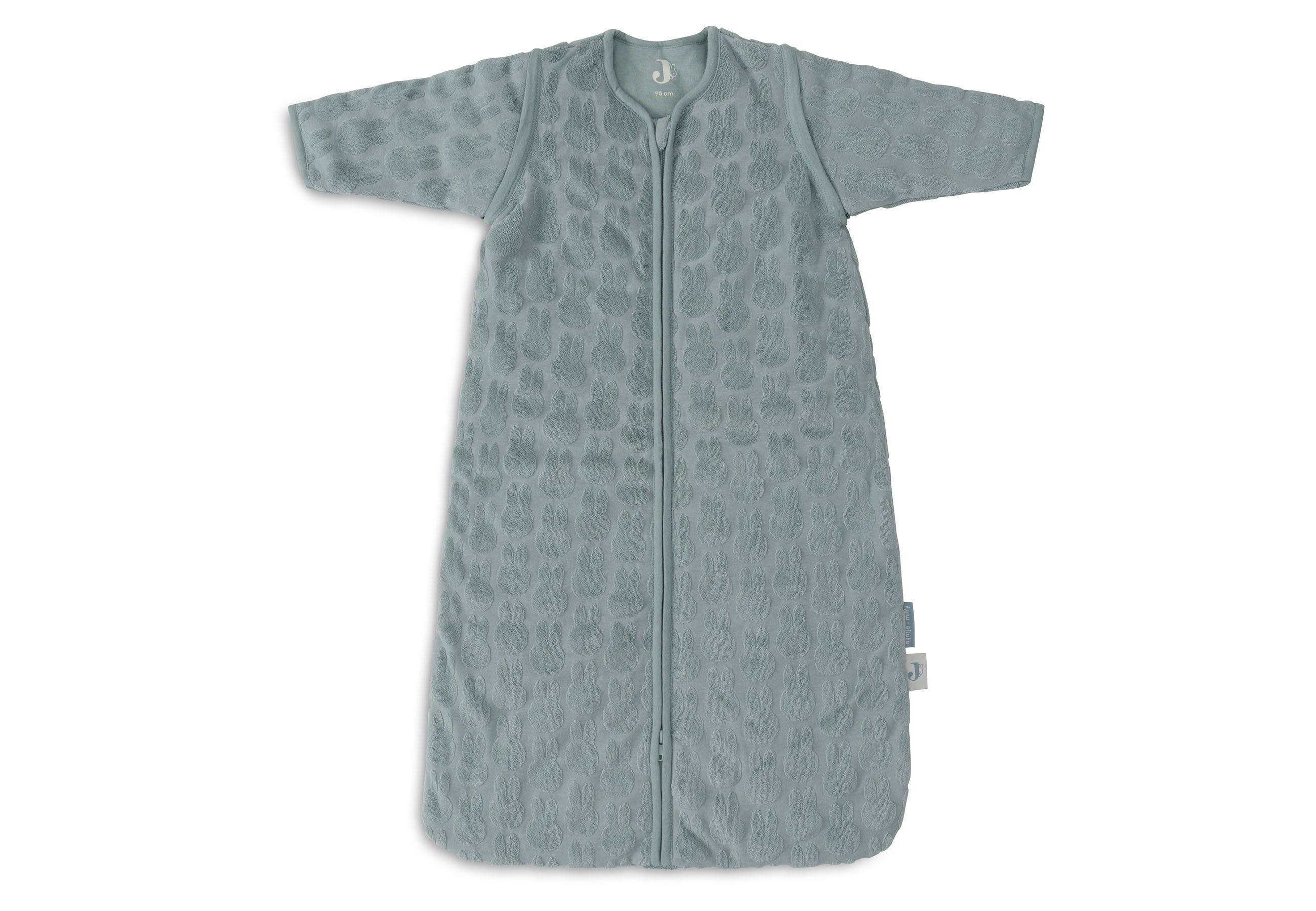 Jollein Jollein - Baby Sleeping Bag with Removable Sleeves - Miffy Jacquard - Sea Green - Pearls & Swines