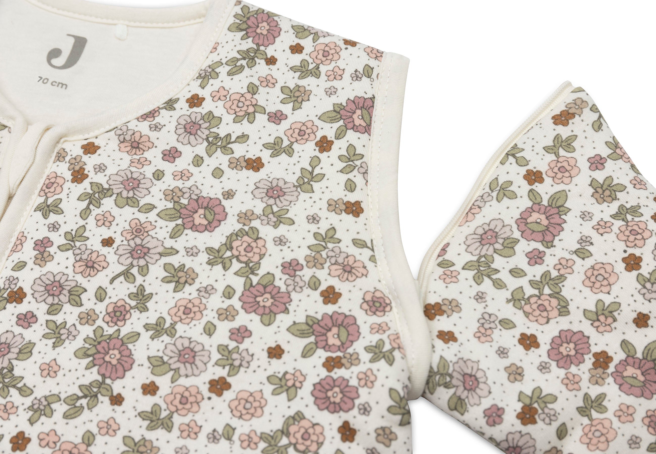 Jollein Jollein Sleeping Bag Jersey - Retro Flowers - Pearls & Swines