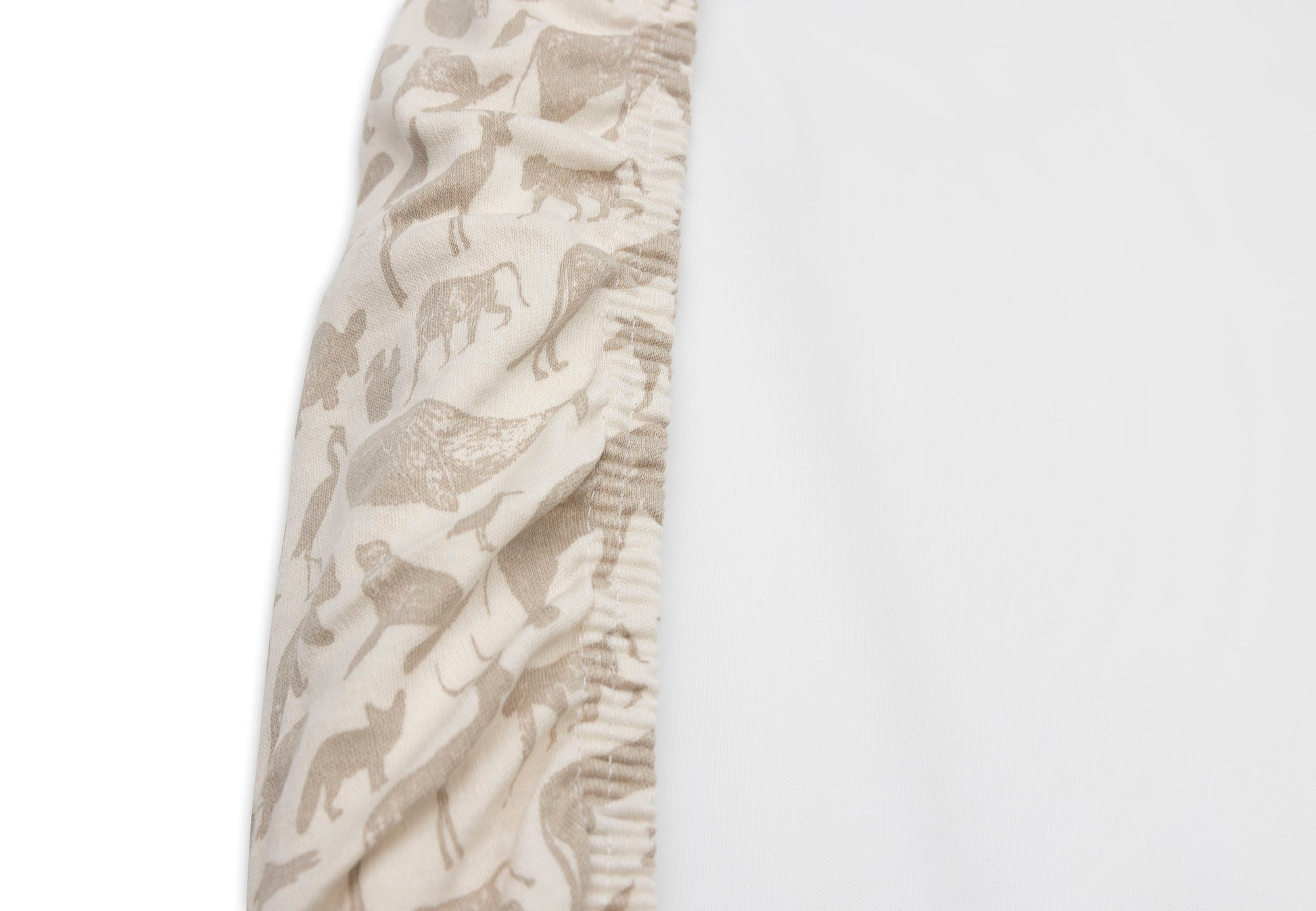 Jollein Jollein - Changing Mat Cover - Animal Nougat - Pearls & Swines