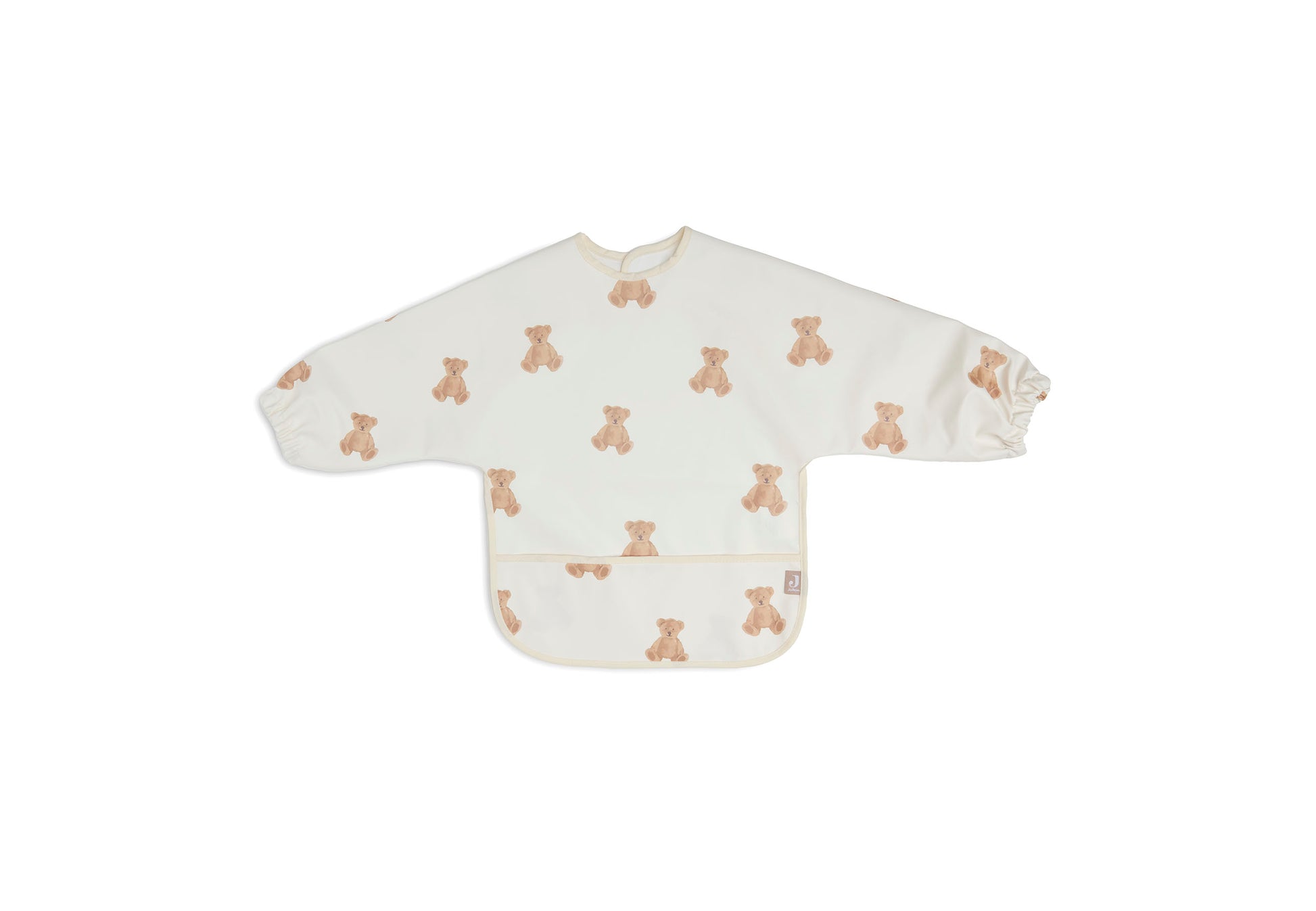 Jollein Jollein - Bib Waterproof long sleeves - Teddy Bear - Pearls & Swines