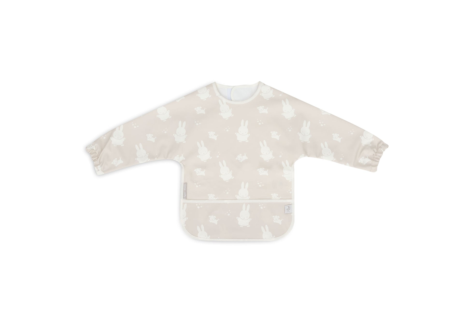 Jollein Jollein - Bib Waterproof long sleeves - Miffy - Nougat - Pearls & Swines