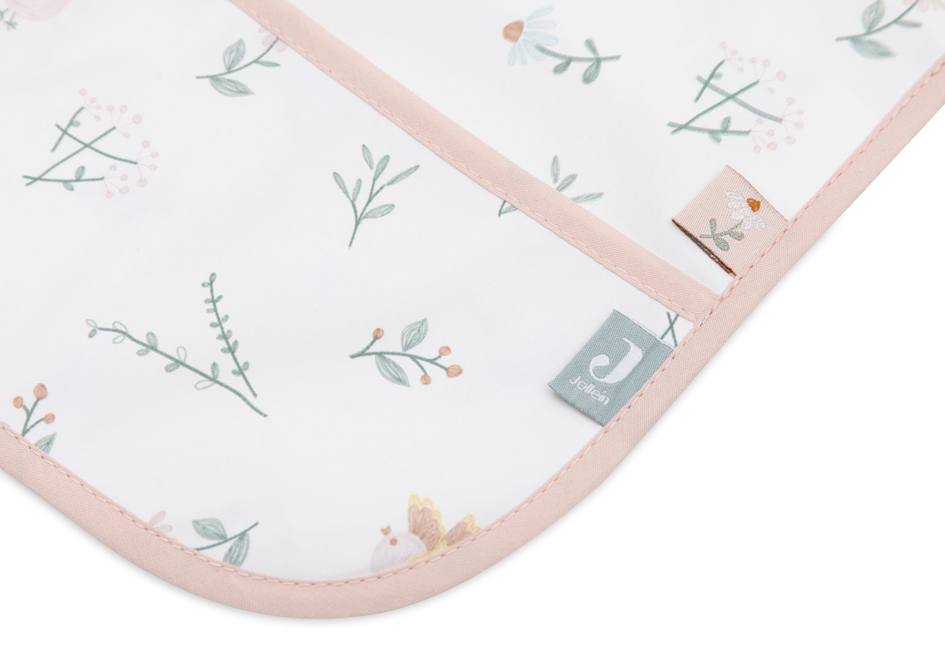 Jollein Jollein - Bib Waterproof long sleeves - Lovely Birds - Pearls & Swines