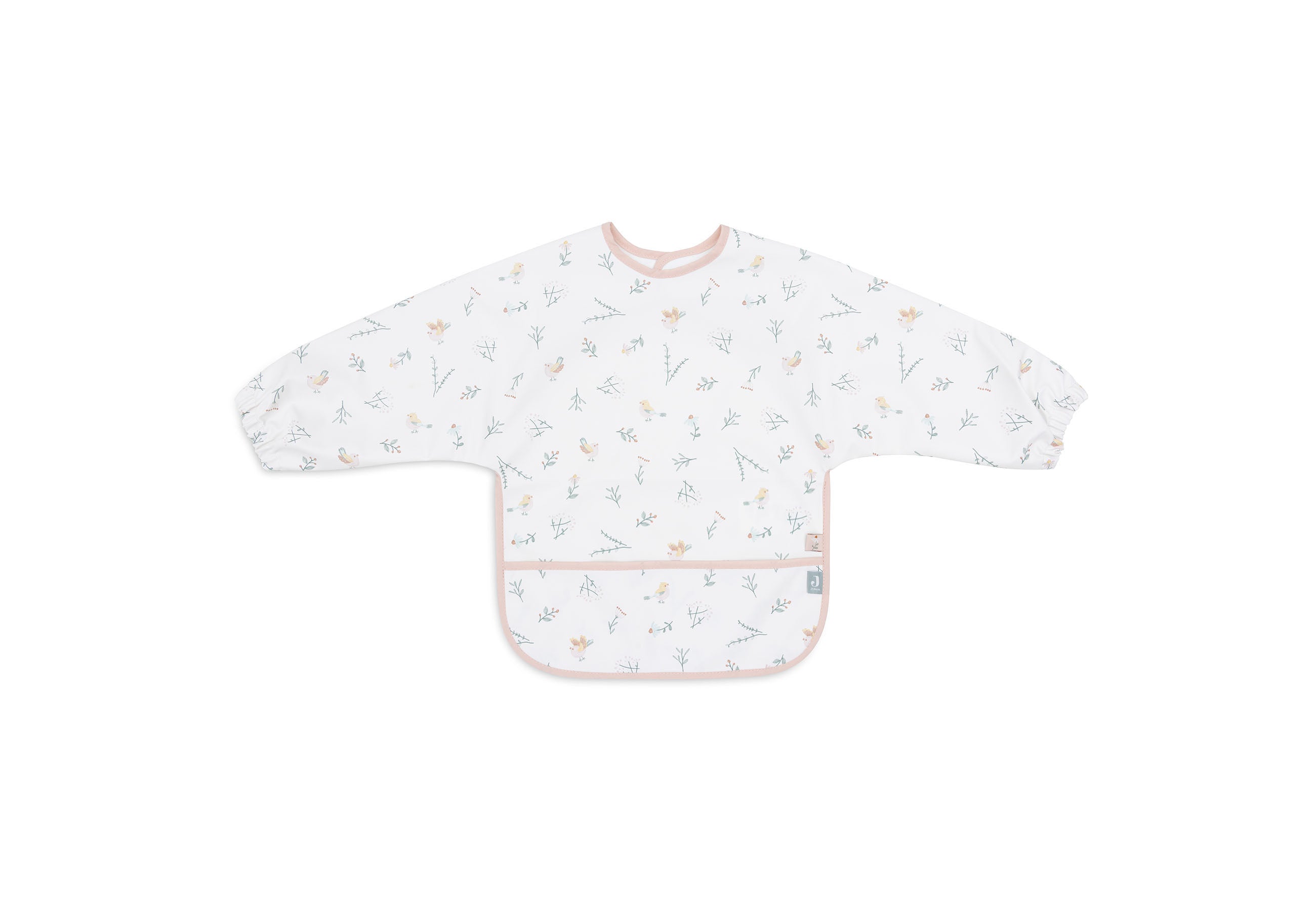 Jollein Jollein - Bib Waterproof long sleeves - Lovely Birds - Pearls & Swines