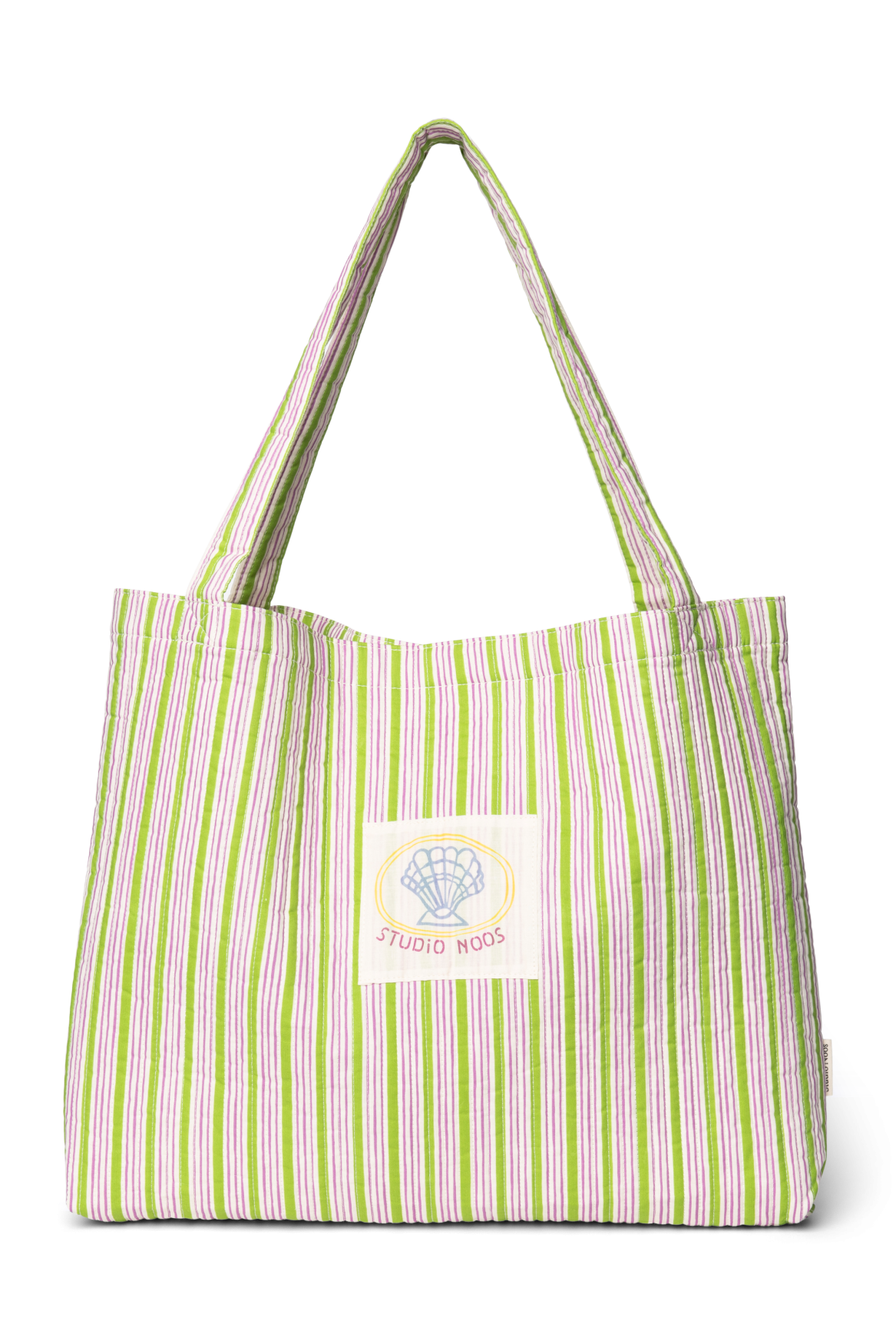Pearls & Swines Studio Noos - Titane Cotton Mom bag - Striped - Pearls & Swines
