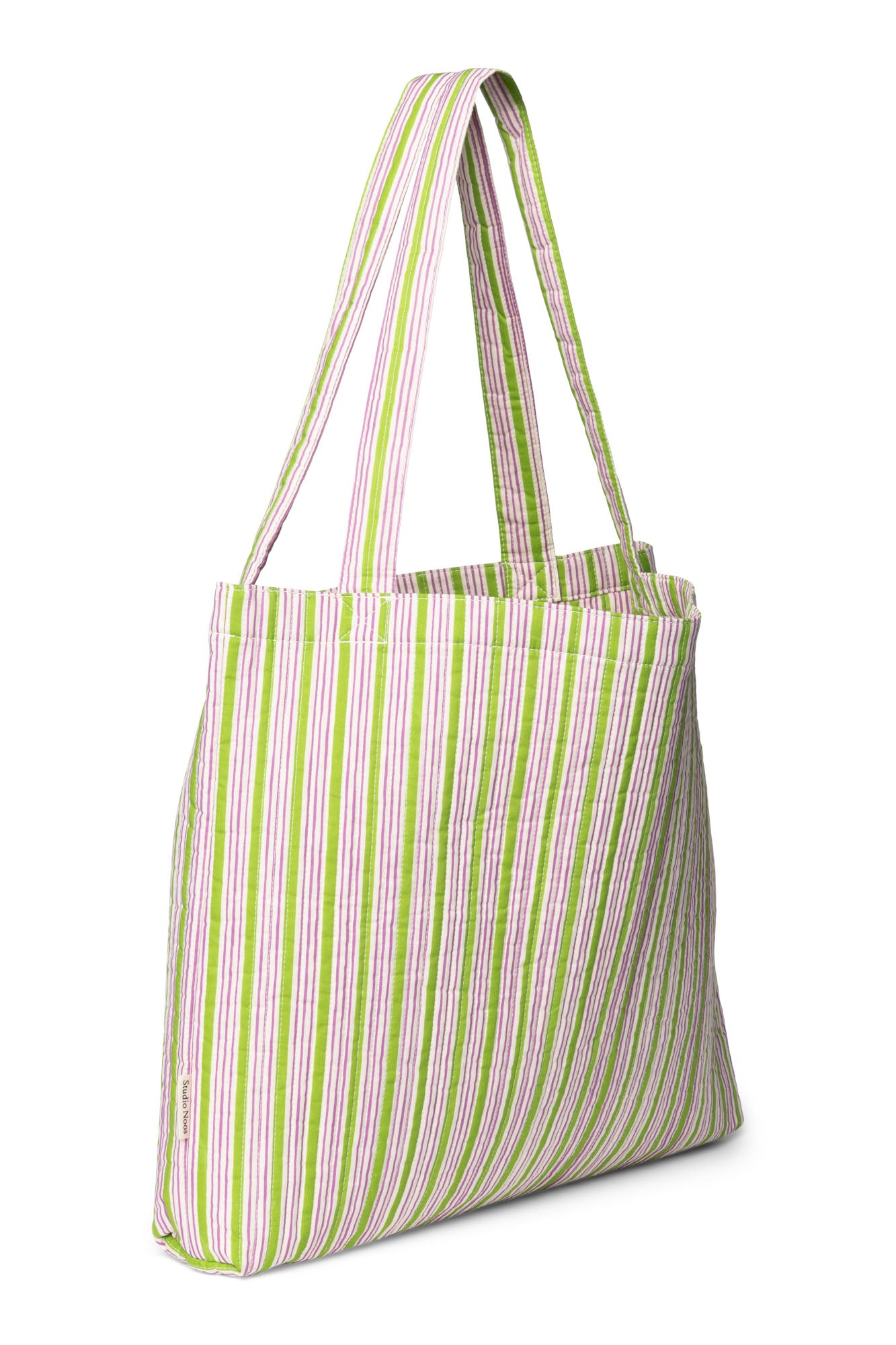 Pearls & Swines Studio Noos - Titane Cotton Mom bag - Striped - Pearls & Swines