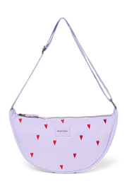 Pearls & Swines Studio Noos - Puffy Fanny Pack - Purple Hearts - Pearls & Swines