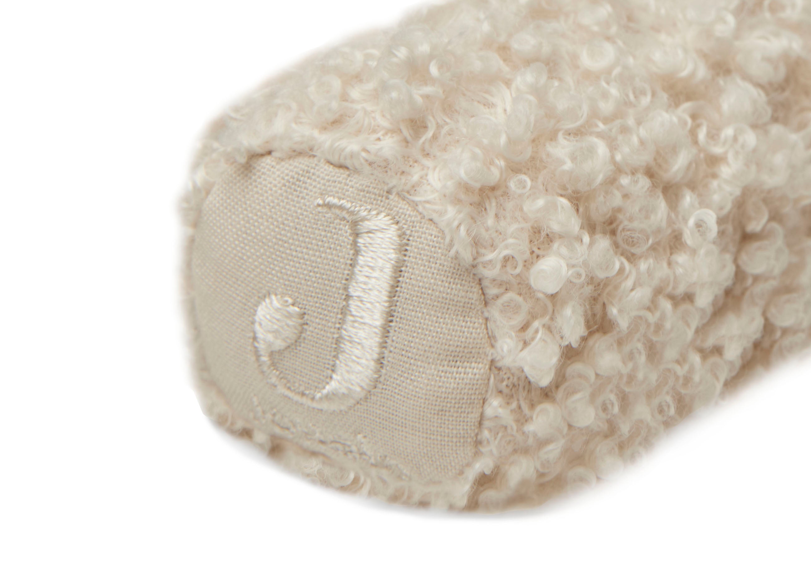 Jollein Jollein - Rattle Teddy Bear - Naturel - Pearls & Swines