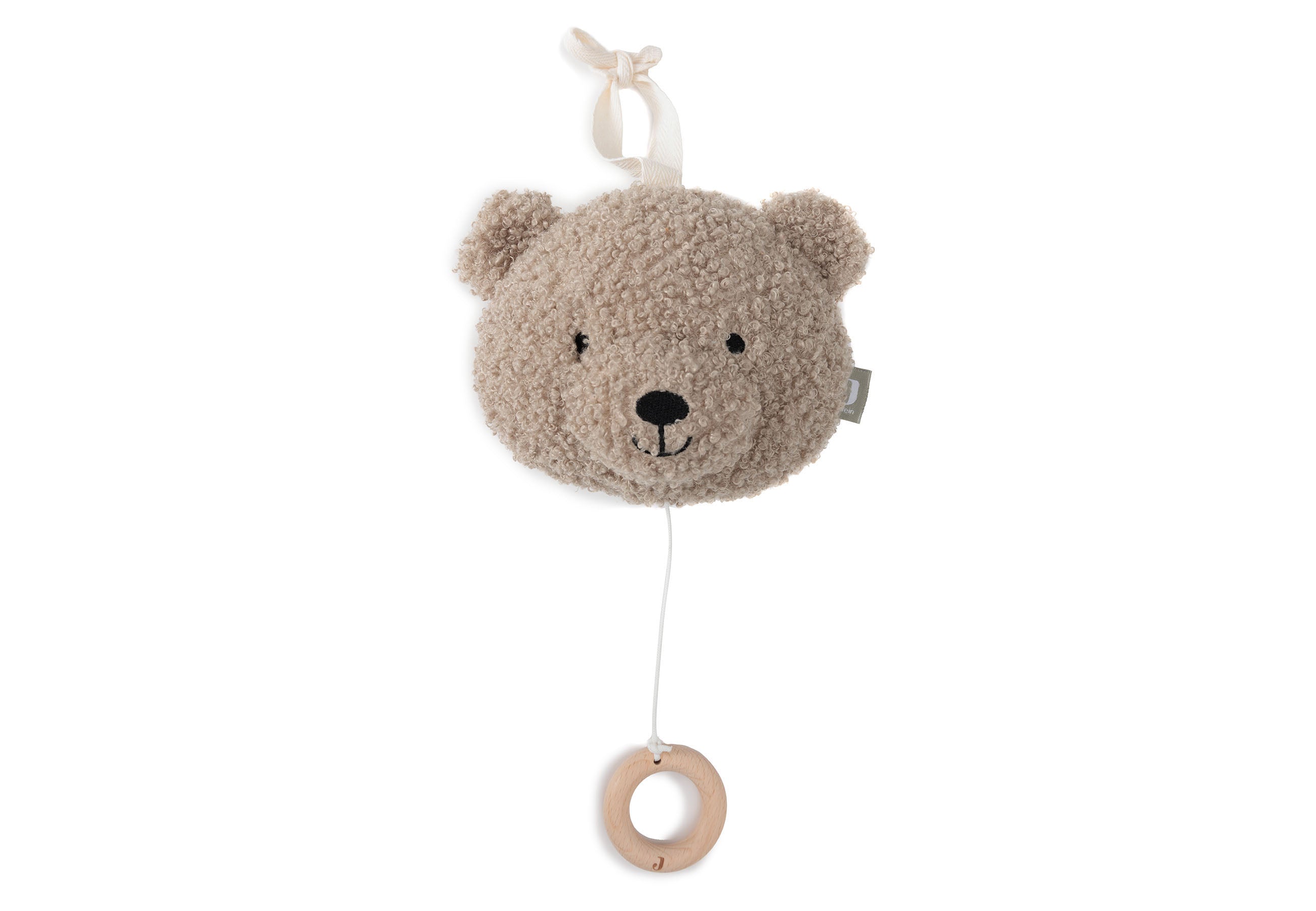 Jollein Jollein - Musical Hanger Teddy Bear - Olive Green - Pearls & Swines