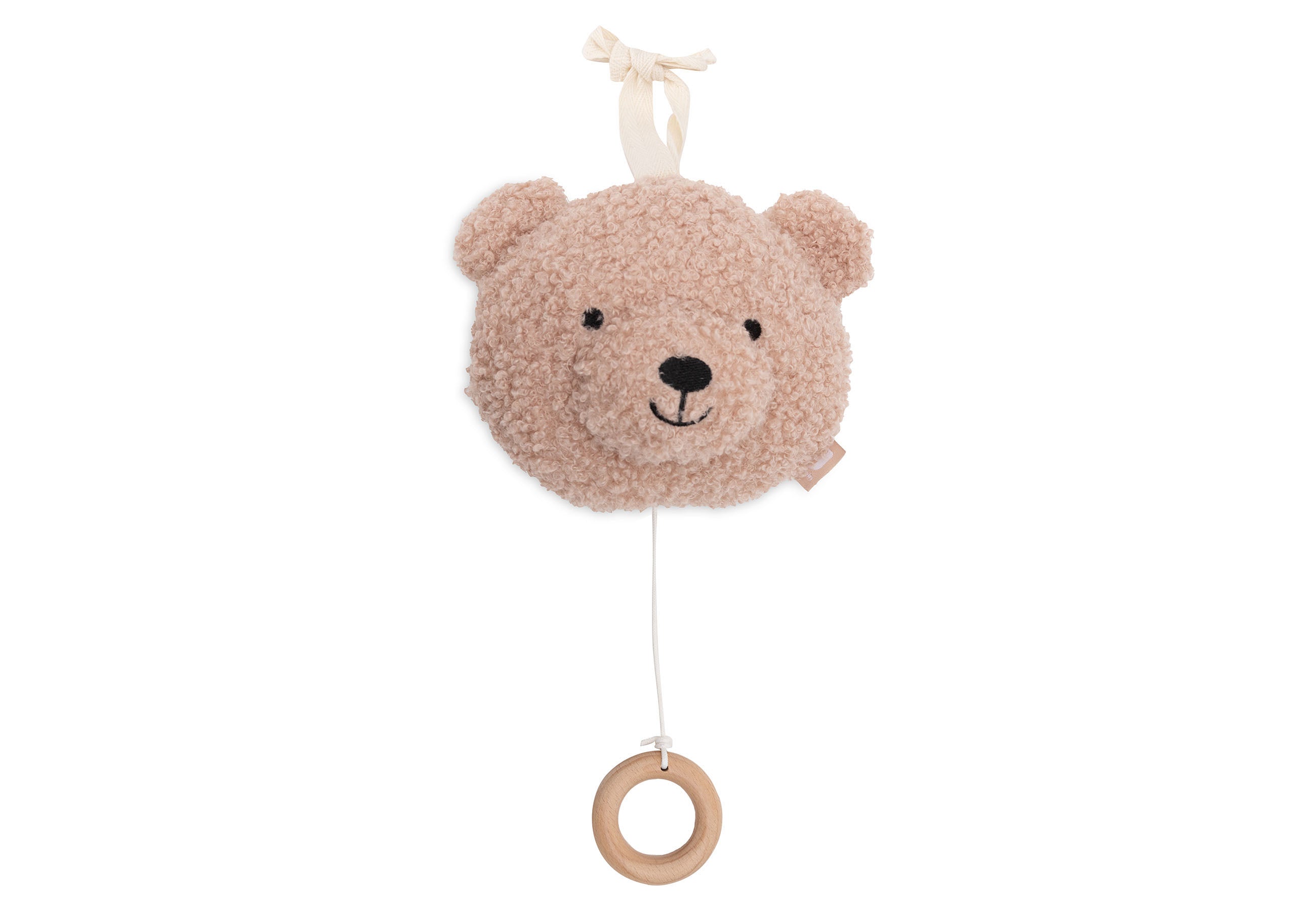 Jollein Jollein Musical Hanger Teddy Bear - Wild Rose - Pearls & Swines