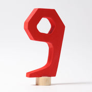 GRIMMS GRIMMS - Anthroposophical Number 9 - Red - Pearls & Swines