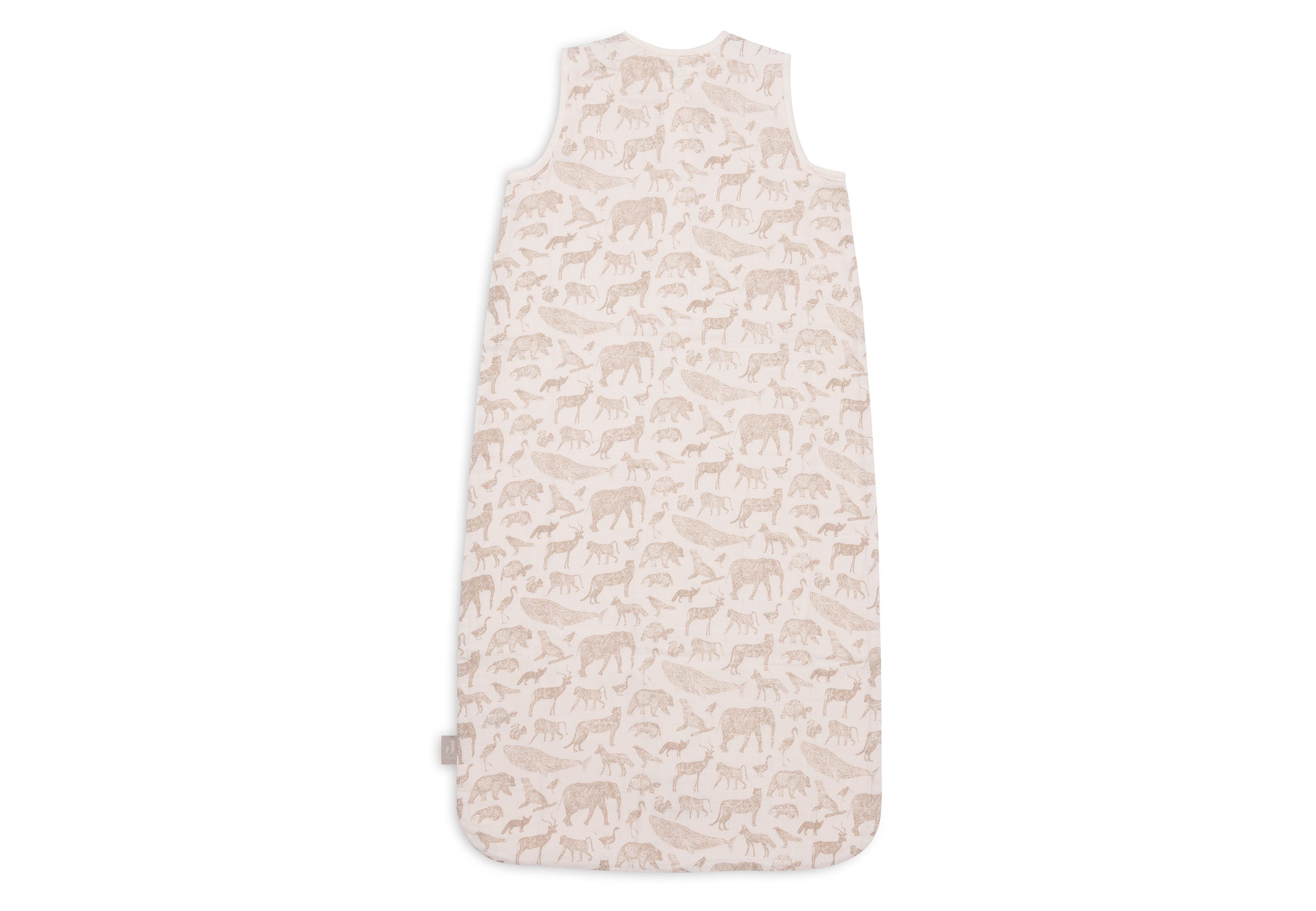 Jollein Jollein Baby Sleeping Bag Muslin - Animals Nougat - Pearls & Swines