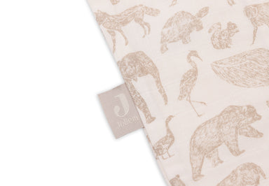 Jollein Jollein Baby Sleeping Bag Muslin - Animals Nougat - Pearls & Swines