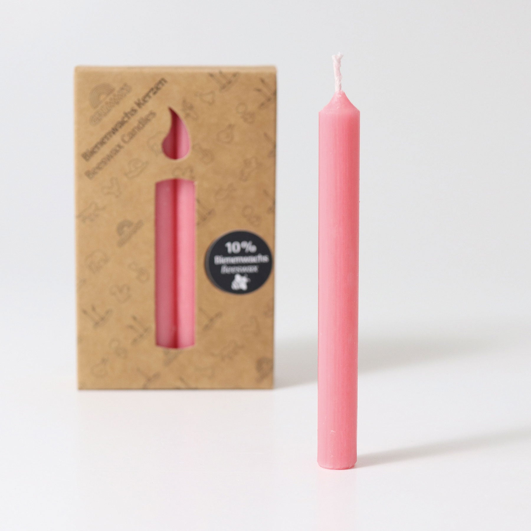 GRIMMS GRIMMS - Beeswax Candles - Old Rose - Pearls & Swines