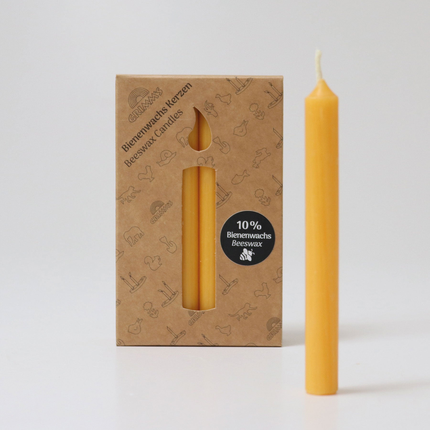 GRIMMS GRIMMS - Beeswax Candles - Amber - Pearls & Swines