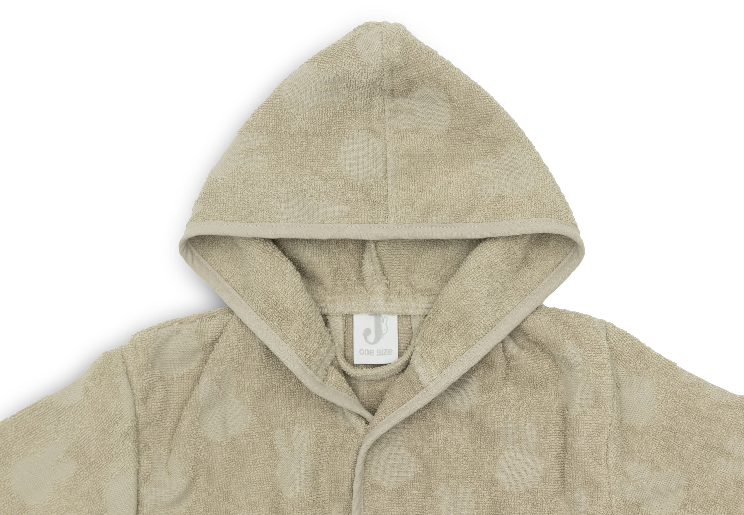 Jollein Jollein - Bathrobe Terry Miffy Jacquard - Olive Green - Pearls & Swines