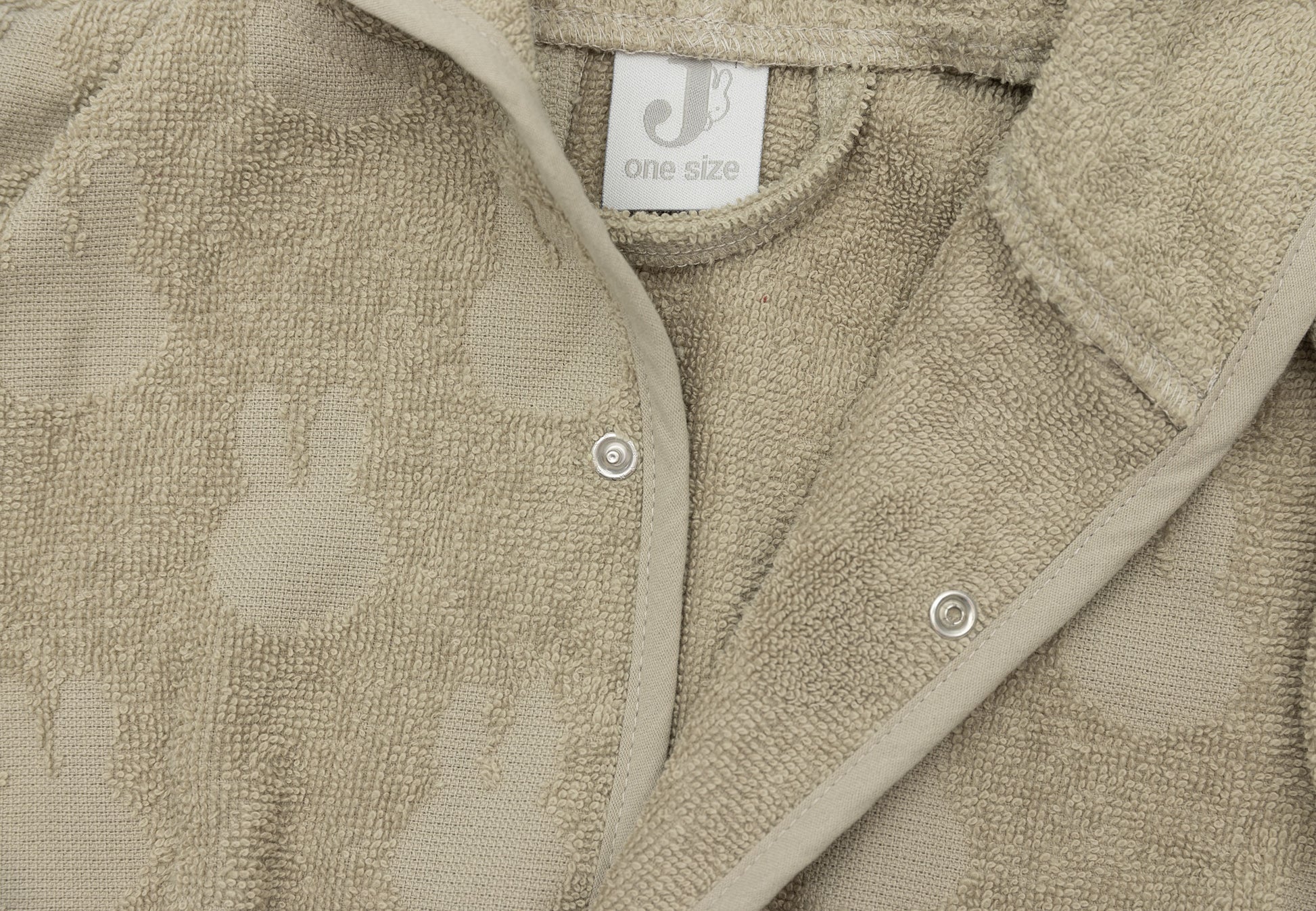 Jollein Jollein - Bathrobe Terry Miffy Jacquard - Olive Green - Pearls & Swines