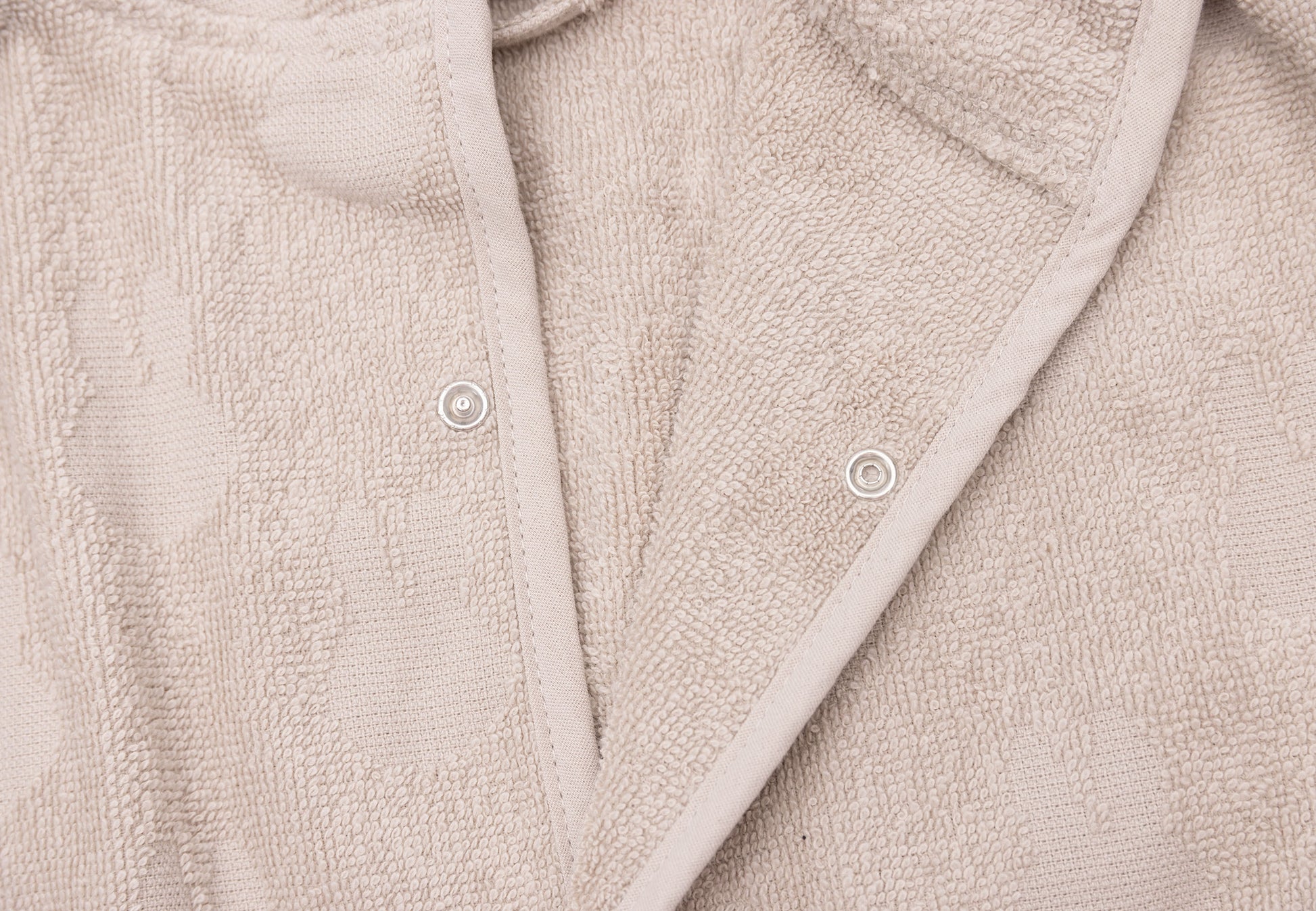 Jollein Jollein - Bathrobe Terry Miffy Jacquard - Nougat - Pearls & Swines