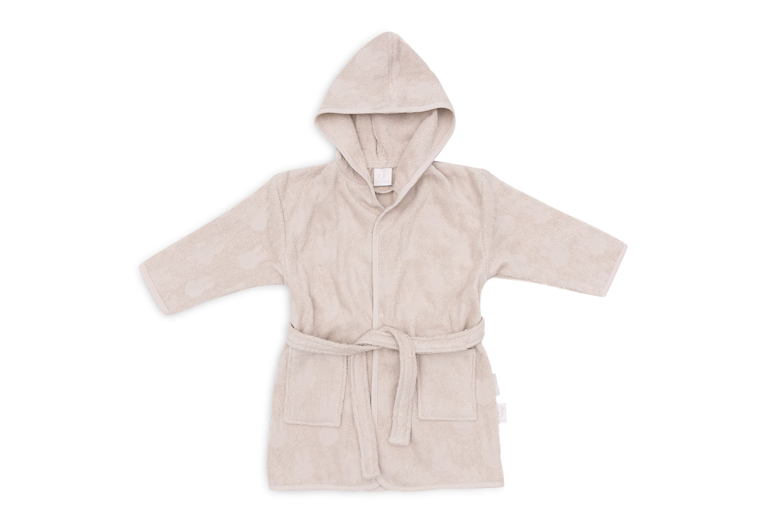Jollein Jollein - Bathrobe Terry Miffy Jacquard - Nougat - Pearls & Swines