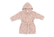 Jollein Jollein Bathrobe Terry Miffy Jacquard - Wild Rose - Pearls & Swines