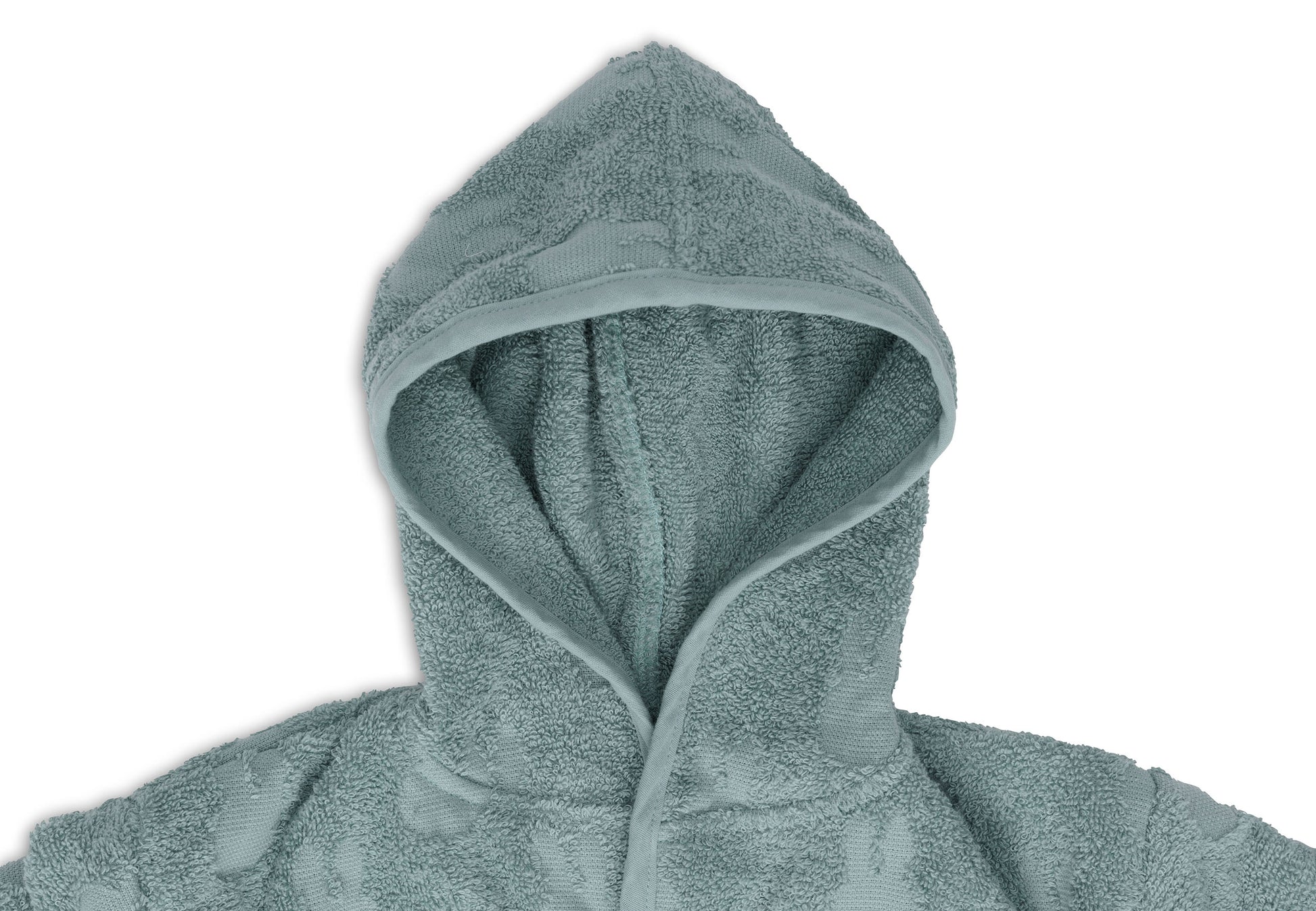 Jollein Jollein - Bathrobe Terry Miffy Jacquard - Sea Green - Pearls & Swines