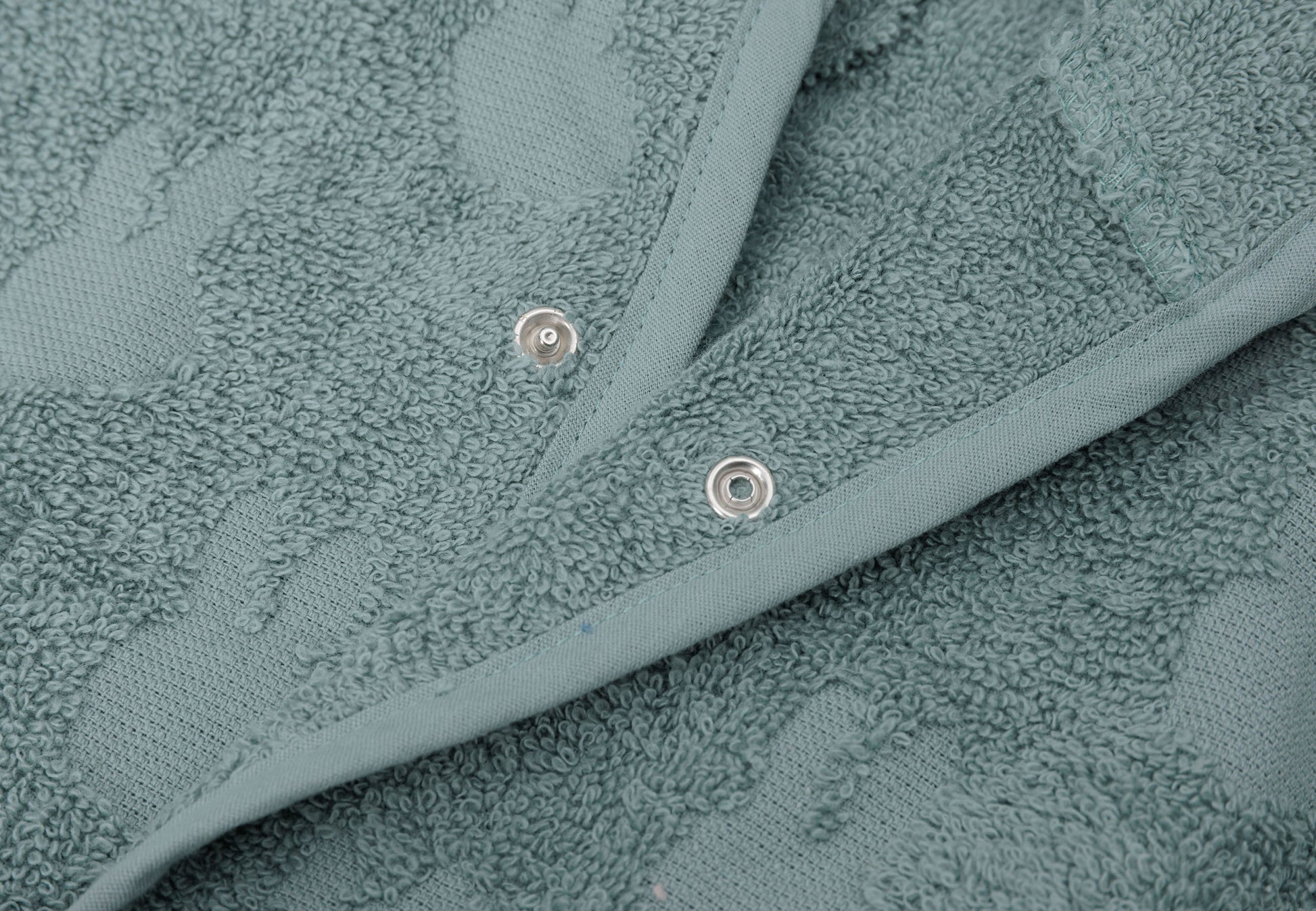 Jollein Jollein - Bathrobe Terry Miffy Jacquard - Sea Green - Pearls & Swines