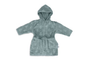 Jollein Jollein - Bathrobe Terry Miffy Jacquard - Sea Green - Pearls & Swines