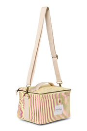 Pearls and Swines Studio Noos - Poplin Striped Cooler Bag - Butter Yellow - Pearls & Swines