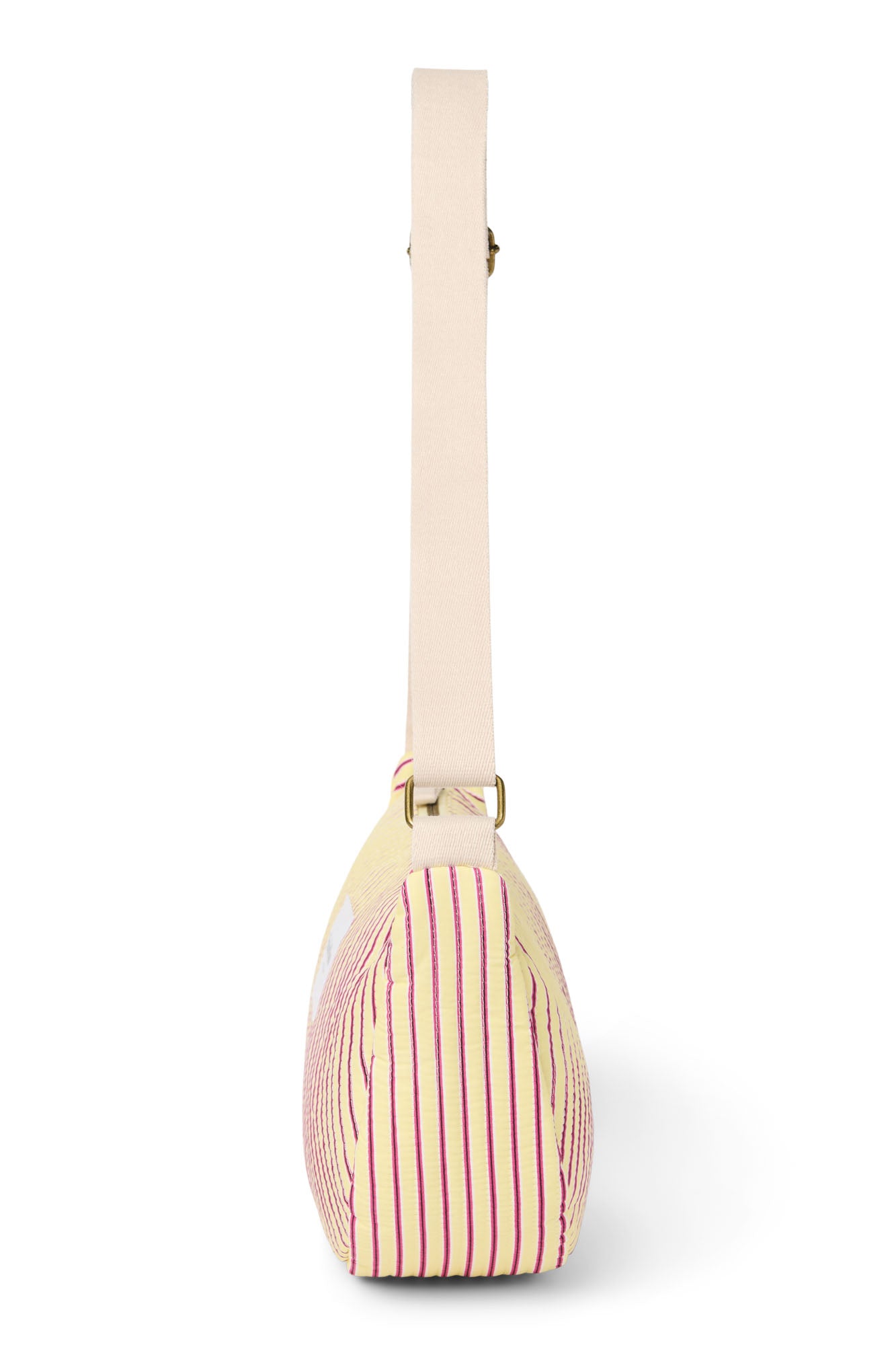 Pearls and Swines Studio Noos - Poplin Striped Adult Fanny Pack - Butter Yellow - Pearls & Swines