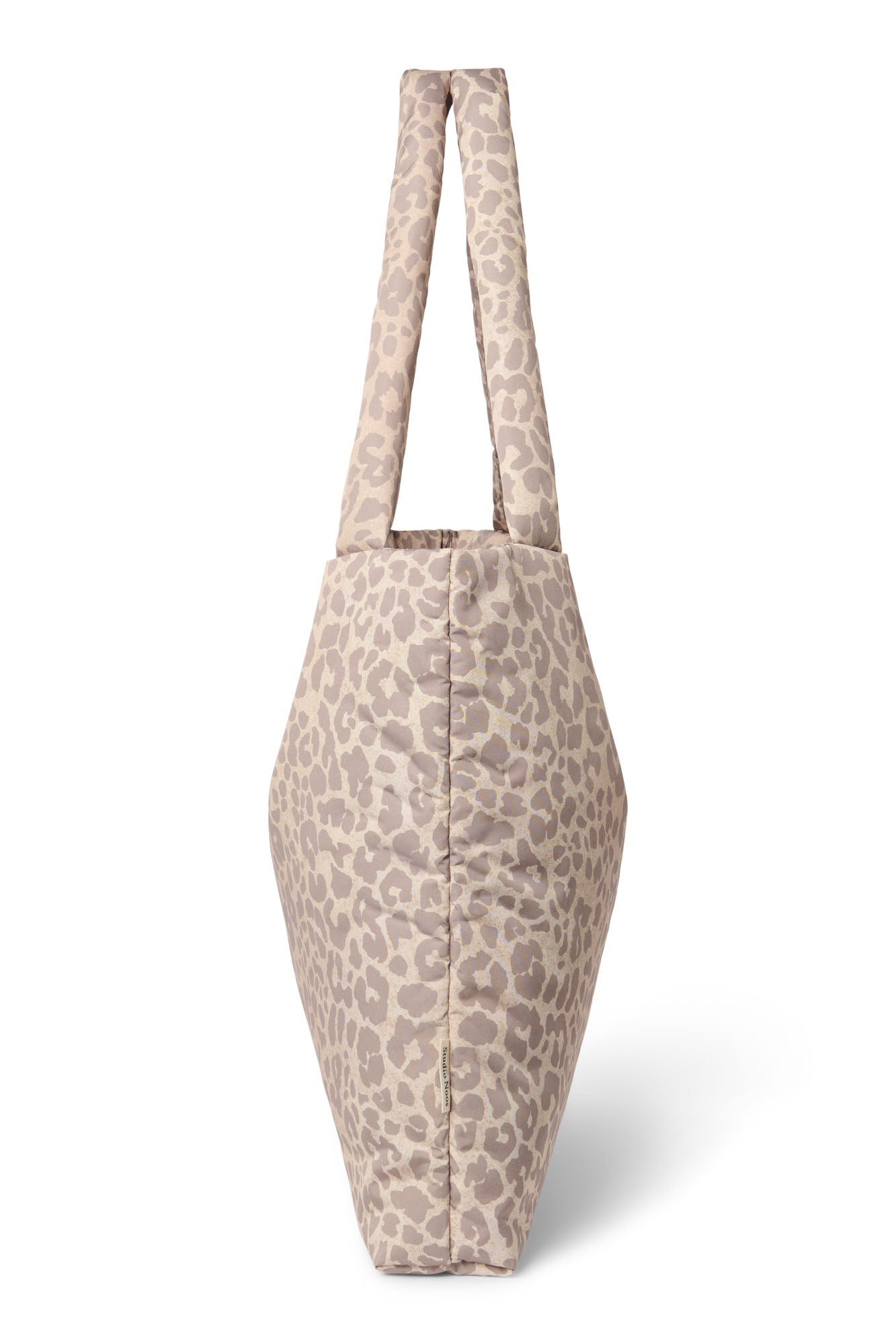 Pearls and Swines Studio Noos - Puffy Mom bag - Beige Leopard - Pearls & Swines